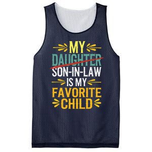 My Son In Law Is My Favorite Child Retro Replaced Daughter Mesh Reversible Basketball Jersey Tank