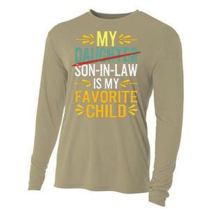 My Son In Law Is My Favorite Child Retro Replaced Daughter Cooling Performance Long Sleeve Crew