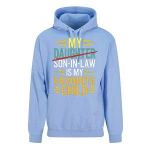 My Son In Law Is My Favorite Child Retro Replaced Daughter Unisex Surf Hoodie