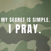 My Secret Is Simple I Pray Legacy Tie Dye Trucker Hat