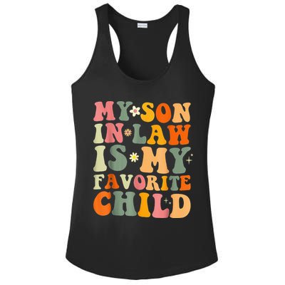 My Son In Law Is My Favorite Child Funny Family Humor Retro (1) Ladies PosiCharge Competitor Racerback Tank