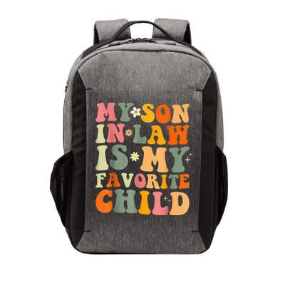 My Son In Law Is My Favorite Child Funny Family Humor Retro (1) Vector Backpack