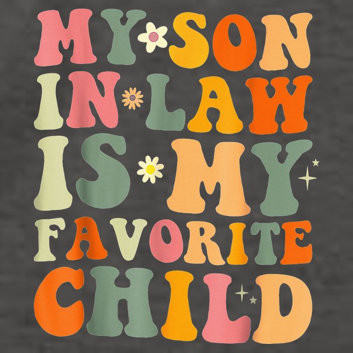 My Son In Law Is My Favorite Child Funny Family Humor Retro (1) Vector Backpack