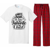 My Son In Law Is My Favorite Child Funny Family Humor Retro Pajama Set