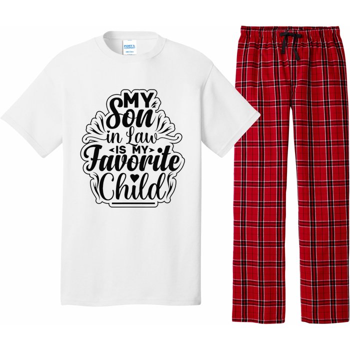 My Son In Law Is My Favorite Child Funny Family Humor Retro Pajama Set