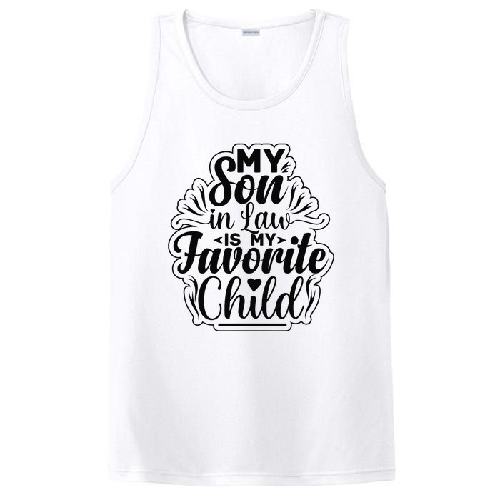 My Son In Law Is My Favorite Child Funny Family Humor Retro PosiCharge Competitor Tank