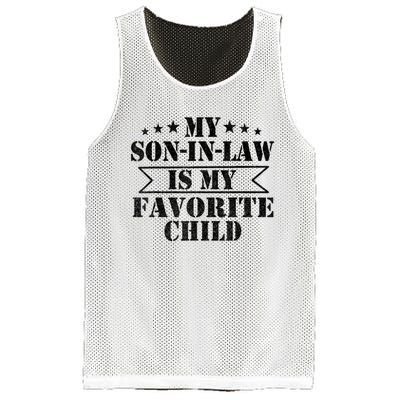 My Son In Law Is My Favorite Child For Mother In Law Mesh Reversible Basketball Jersey Tank