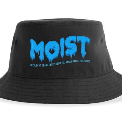 Moist Sarcastic Inappropriate & Funny Shocking Adult Humor Sustainable Bucket Hat