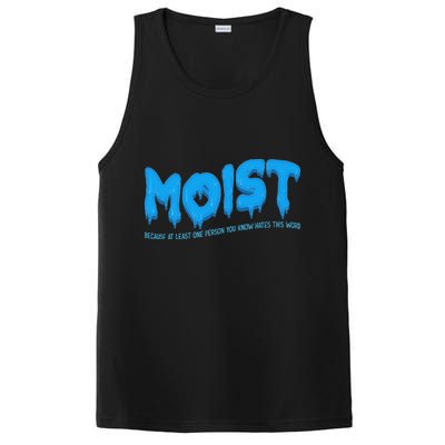 Moist Sarcastic Inappropriate & Funny Shocking Adult Humor PosiCharge Competitor Tank