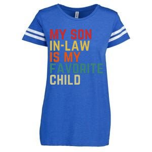 My SonInLaw Is My Favorite Child Family Humor Dad Mom Enza Ladies Jersey Football T-Shirt