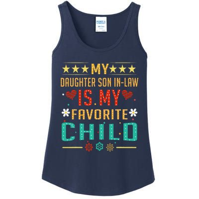 My Son In Law Is My Favorite Child Funny Replaced Daughter Ladies Essential Tank