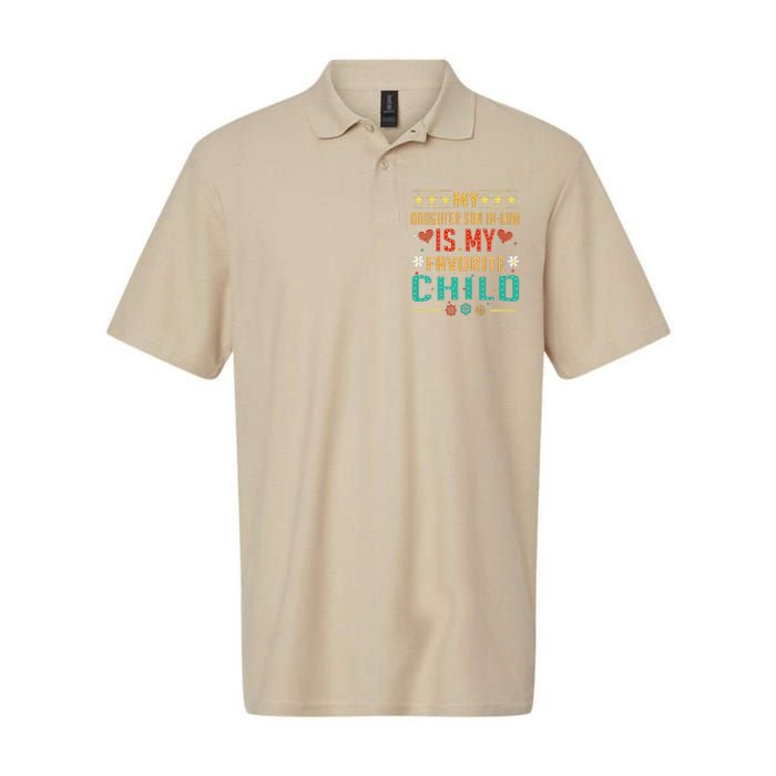 My Son In Law Is My Favorite Child Funny Replaced Daughter Softstyle Adult Sport Polo