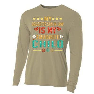 My Son In Law Is My Favorite Child Funny Replaced Daughter Cooling Performance Long Sleeve Crew