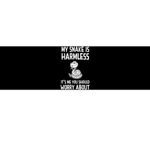 My Snake Is Harmless Python Anaconda Boa Constrictor Bumper Sticker