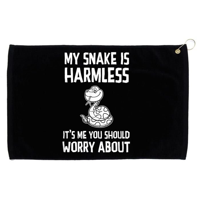 My Snake Is Harmless Python Anaconda Boa Constrictor Grommeted Golf Towel