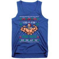 Muscle Santa I Do It For The Hos Ugly Christmas Meaningful Gift Tank Top