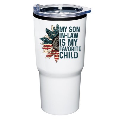 My Soninlaw Is My Favorite Retro Sunflowers Usa Flag Gift Tumbler