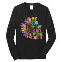 My Son In Law Is My Favorite Child Sunflower Long Sleeve Shirt