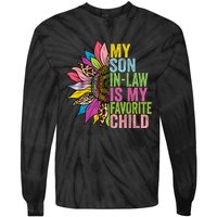 My Son In Law Is My Favorite Child Sunflower Tie-Dye Long Sleeve Shirt