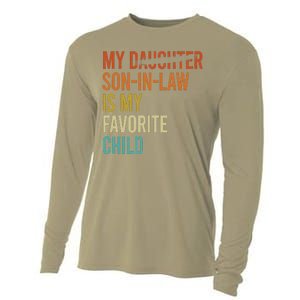 My Son In Law Is My Favorite Child Funny Replaced Daughter Cooling Performance Long Sleeve Crew