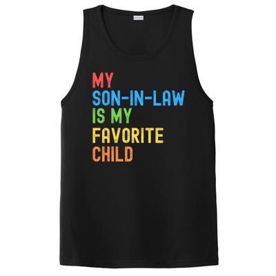 My SonInLaw Is My Favorite Child, Funny Family Humor Retro PosiCharge Competitor Tank