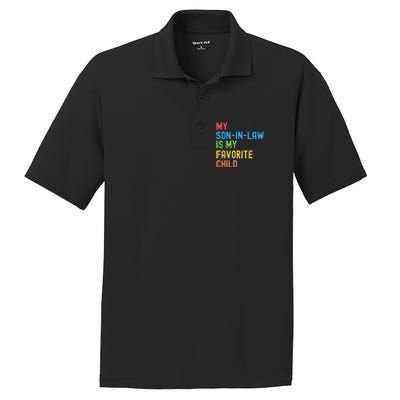 My SonInLaw Is My Favorite Child, Funny Family Humor Retro PosiCharge RacerMesh Polo