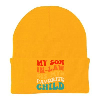 My Son In Law Is My Favorite Child Hilarious Family Knit Cap Winter Beanie