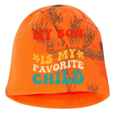 My Son In Law Is My Favorite Child Hilarious Family Kati - Camo Knit Beanie