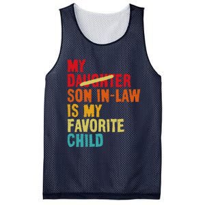 My Son In Law Is My Favorite Child Funny Replaced Daughter Mesh Reversible Basketball Jersey Tank