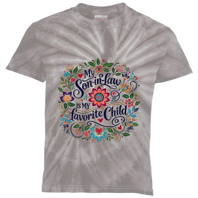 My Soninlaw Is My Favorite Child Kids Tie-Dye T-Shirt