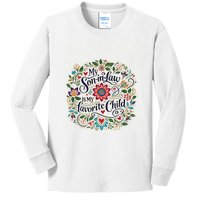 My Soninlaw Is My Favorite Child Kids Long Sleeve Shirt