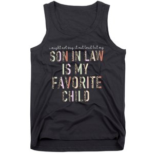 My Son In Law Is My Favorite Child Mother In Law Leopard Tank Top