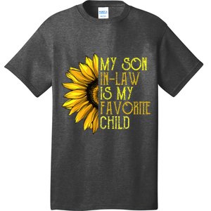 My Son In Law Is My Favorite Child Funny Sunflower T-Shirt