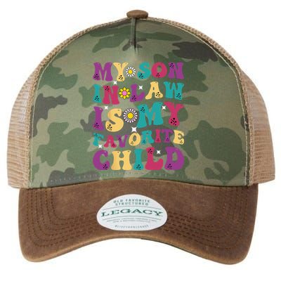 My SonInLaw Is My Favorite Child Funny Mom Legacy Tie Dye Trucker Hat