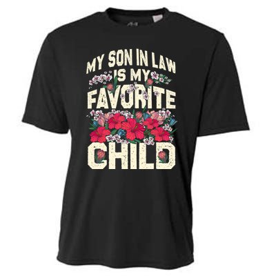 My Son In Law Is My Favorite Child Funny Family Humor Retro Cooling Performance Crew T-Shirt