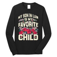 My Son In Law Is My Favorite Child Funny Family Humor Retro Long Sleeve Shirt