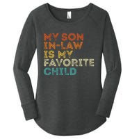 My Son In Law Is My Favorite Child Funny Retro Vintage Women's Perfect Tri Tunic Long Sleeve Shirt