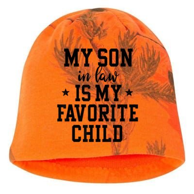 My Son In Law Is My Favorite Child Mother In Law Gifts Mom Kati - Camo Knit Beanie