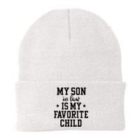 My Son In Law Is My Favorite Child Mother In Law Gifts Mom Knit Cap Winter Beanie