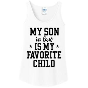 My Son In Law Is My Favorite Child Mother In Law Gifts Mom Ladies Essential Tank