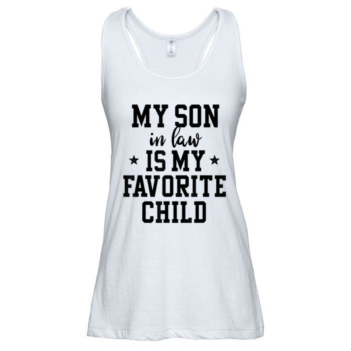 My Son In Law Is My Favorite Child Mother In Law Gifts Mom Ladies Essential Flowy Tank