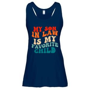 My Son In Law Is My Favorite Child Funny Family Humor Groovy Ladies Essential Flowy Tank