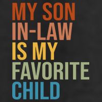 My Son In Law Is My Favorite Child Funny Gift Adult Drive Performance Visor