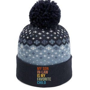 My Son In Law Is My Favorite Child Funny Gift The Baniff Cuffed Pom Beanie