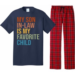 My Son In Law Is My Favorite Child Funny Gift Pajama Set