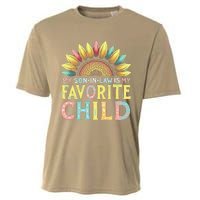 My Son In Law Is My Favorite Child Funny Sunflower Cooling Performance Crew T-Shirt