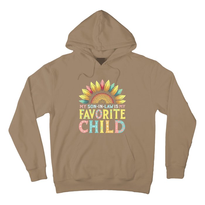 My Son In Law Is My Favorite Child Funny Sunflower Hoodie