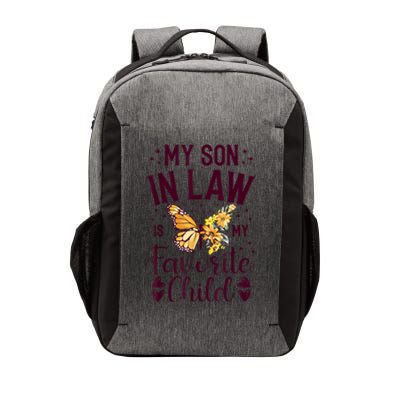 My SoninLaw Is My Favorite Child: Funny Family Merch Vector Backpack