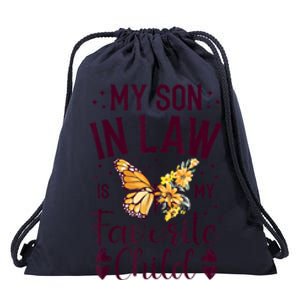 My SoninLaw Is My Favorite Child: Funny Family Merch Drawstring Bag