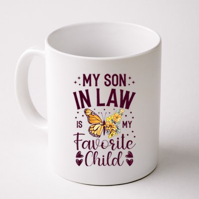 My SoninLaw Is My Favorite Child: Funny Family Merch Coffee Mug